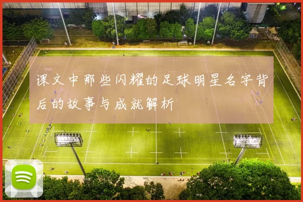 课文中那些闪耀的足球明星名字背后的故事与成就解析