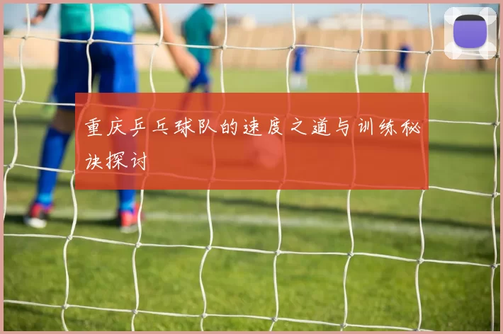 重庆乒乓球队的速度之道与训练秘诀探讨