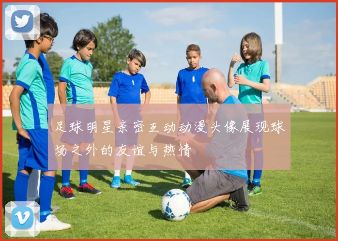 足球明星亲密互动动漫头像展现球场之外的友谊与热情