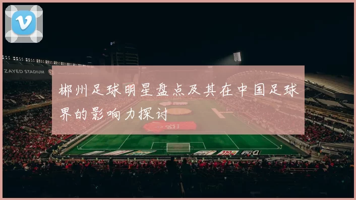 郴州足球明星盘点及其在中国足球界的影响力探讨