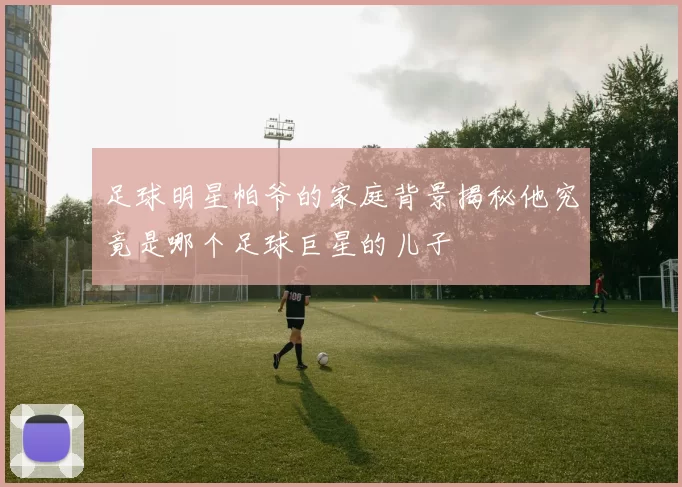 足球明星帕爷的家庭背景揭秘他究竟是哪个足球巨星的儿子